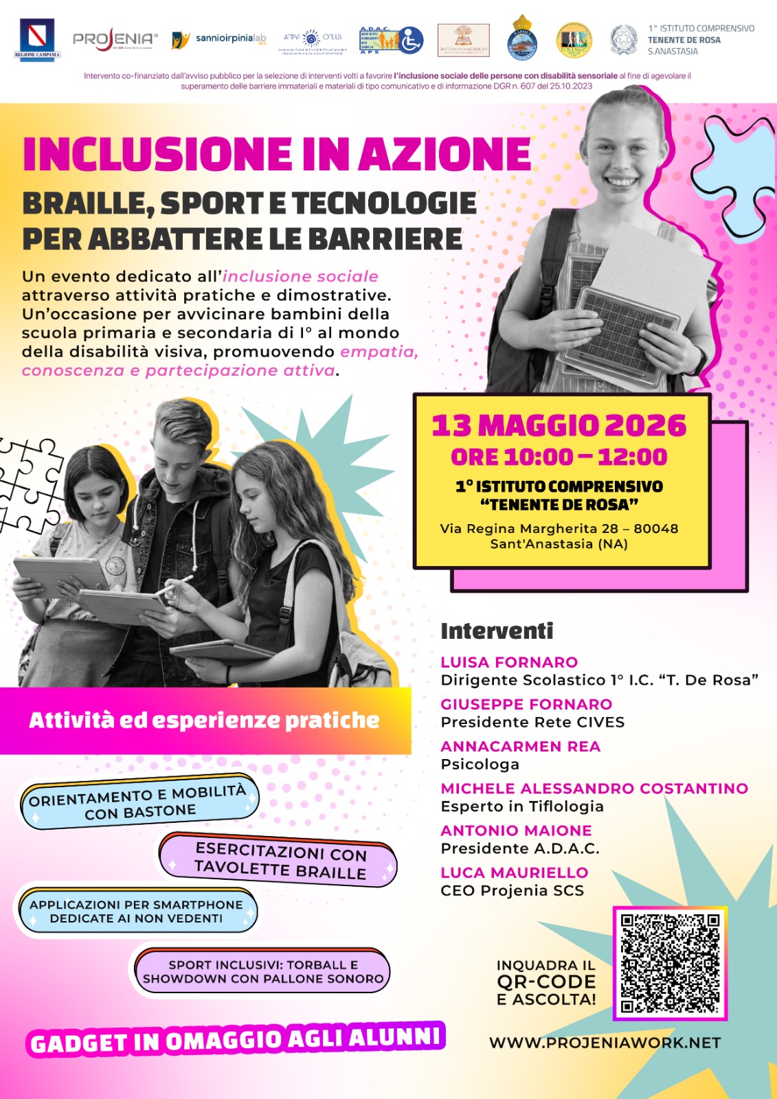 Inclusione in Azione: Braille, Sport e Tecnologie per abbattere le barriere